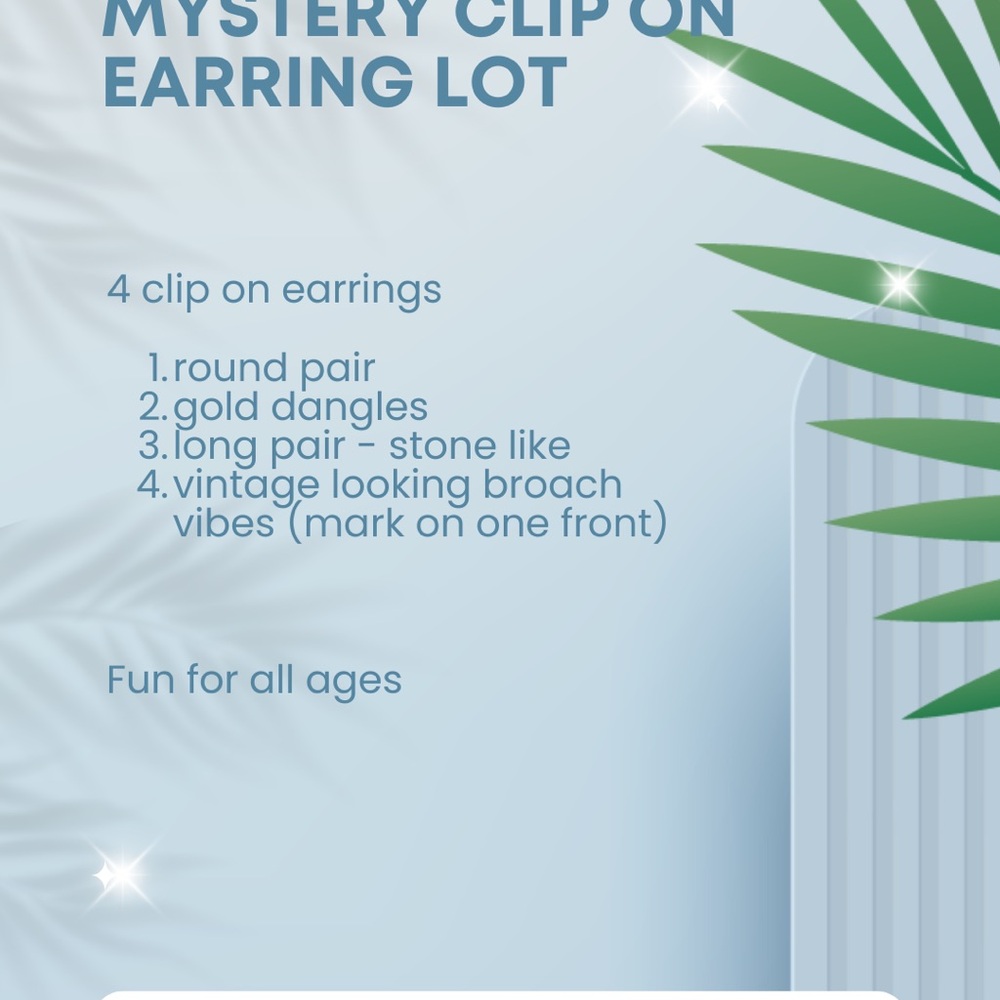 Mystery Clip-On Earring Lot
